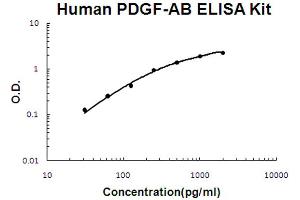 Human PDGF-AB Accusignal ELISA Kit Human PDGF-AB AccuSignal ELISA Kit standard curve. (PDGF-AB Heterodimer ELISA Kit)