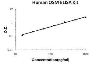 Human OSM/Oncostatin M Accusignal ELISA Kit Human OSM/Oncostatin M AccuSignal ELISA Kit standard curve. (Oncostatin M ELISA Kit)