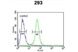 Flow Cytometry (FACS) image for anti-threonyl-tRNA Synthetase-Like 2 (TARSL2) antibody (ABIN3003853) (TARSL2 antibody)