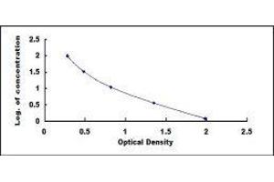 Typical standard curve (Progesterone ELISA Kit)