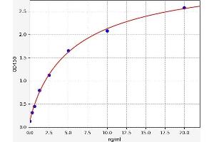 Typical standard curve (DRD3 ELISA Kit)