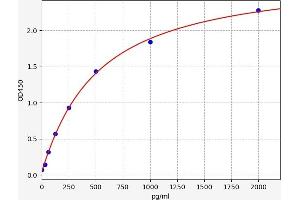 Typical standard curve (WNT7A ELISA Kit)