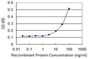 Detection limit for recombinant GST tagged SEPT1 is 3 ng/ml as a capture antibody. (Septin 1 antibody  (AA 1-367))