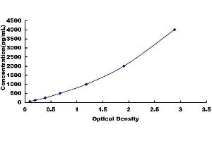 Typical standard curve
