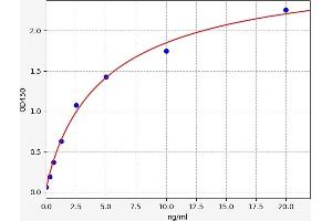 Typical standard curve (Septin 9 ELISA Kit)