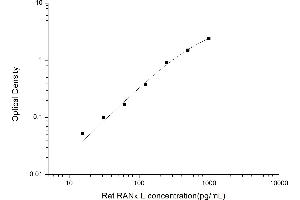 Typical standard curve (RANKL ELISA Kit)
