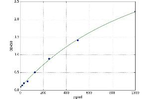 A typical standard curve