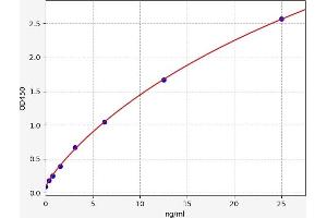 Typical standard curve (REG3B ELISA Kit)
