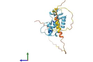 AlphaFold protein structure predicition of Human Recombinant SAP30 Protein, UniprotID O75446 (SAP30 Protein (AA 1-220) (His tag))