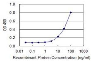 Detection limit for recombinant GST tagged VCAM1 is 1 ng/ml as a capture antibody. (VCAM1 antibody  (AA 1-739))