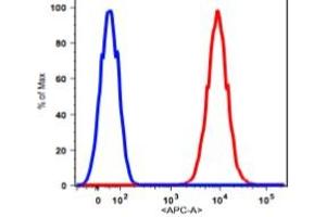 Flow Cytometry (FACS) image for anti-CD90 (THY1) antibody (APC) (ABIN2704360) (CD90 antibody  (APC))