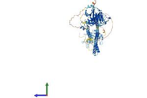 AlphaFold protein structure predicition of Mouse Recombinant Trim47 Protein, UniprotID Q8C0E3