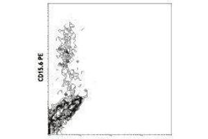 Flow Cytometry (FACS) image for anti-IL-12/IL-23 p40 antibody (PE) (ABIN2663768) (IL-12/IL-23 p40 antibody  (PE))