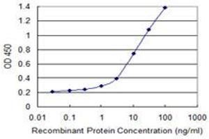 Detection limit for recombinant GST tagged APOM is 0. (Apolipoprotein M antibody  (AA 23-188))