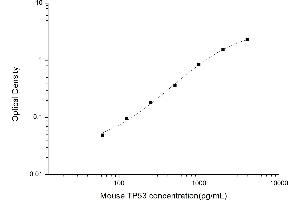 Typical standard curve (p53 ELISA Kit)