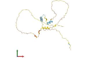 AlphaFold protein structure predicition of Human Recombinant SPATA25 Protein, UniprotID Q9BR10 (SPATA25 Protein (AA 1-227) (His tag))