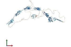 AlphaFold protein structure predicition of Human Recombinant KIAA0319L Protein, UniprotID Q8IZA0
