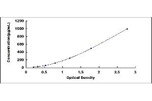 Typical standard curve (FGF15 ELISA Kit)