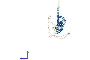 AlphaFold protein structure predicition of Human Recombinant BSCL2 Protein, UniprotID Q96G97 (BSCL2 Protein (AA 1-398) (His tag))