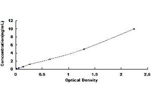 Typical standard curve (NFIB ELISA Kit)