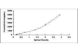 Typical standard curve (NPR2 ELISA Kit)