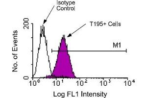 Flow Cytometry (FACS) image for anti-T-Cell Receptor gamma/delta (TCR gamma/delta) antibody (ABIN371051) (TCR gamma/delta antibody)