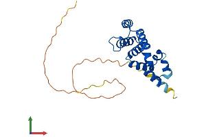 AlphaFold protein structure predicition of Mouse Recombinant Rgs17 Protein, UniprotID Q9QZB0 (RGS17 Protein (AA 1-210) (His tag))