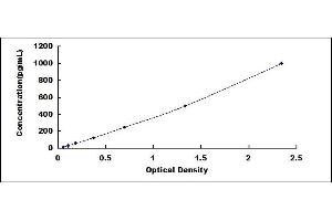 Typical standard curve (OASL ELISA Kit)