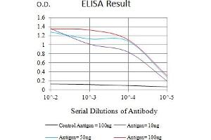 Black line: Control Antigen (100 ng),Purple line: Antigen (10 ng), Blue line: Antigen (50 ng), Red line:Antigen (100 ng) (CCR2 antibody)