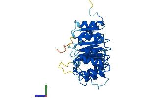 AlphaFold protein structure predicition of Mouse Recombinant Fbxl12 Protein, UniprotID Q9EPX5 (FBXL12 Protein (AA 1-326) (His tag))
