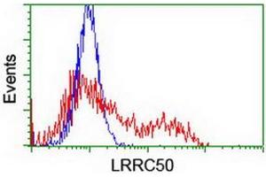 Flow Cytometry (FACS) image for anti-Leucine Rich Repeat Containing 50 (LRRC50) antibody (ABIN1499205) (LRRC50 antibody)
