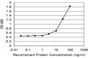Detection limit for recombinant GST tagged RPL14 is approximately 3ng/ml as a capture antibody. (RPL14 antibody  (AA 1-90))