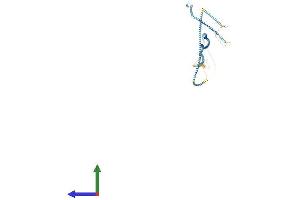 AlphaFold protein structure predicition of Mouse Recombinant Cep135 Protein, UniprotID Q6P5D4