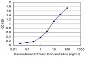Detection limit for recombinant GST tagged LHX4 is approximately 0.