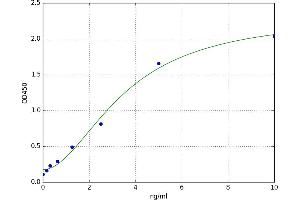 A typical standard curve