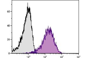 Human peripheral blood platelets were stained with Mouse Anti-Human CD36-FITC. (CD36 antibody)