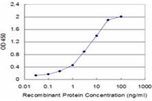 Detection limit for recombinant GST tagged CDH17 is approximately 0. (LI Cadherin antibody  (AA 24-131))