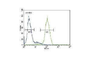 Flow Cytometry (FACS) image for anti-Galactosidase, alpha (GLA) (AA 83-112), (N-Term) antibody (ABIN390687)
