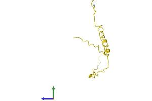 AlphaFold protein structure predicition of Mouse Recombinant Ptma Protein, UniprotID P26350
