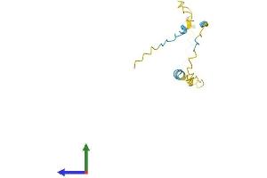 AlphaFold protein structure predicition of Human Recombinant XAGE3 Protein, UniprotID Q8WTP9 (X Antigen Family, Member 3 (XAGE3) (AA 1-111) protein (His tag))
