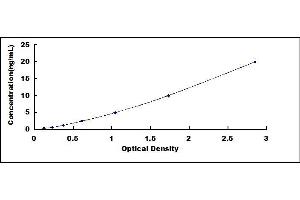 Typical standard curve (CLPS ELISA Kit)