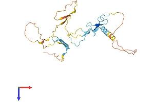 AlphaFold protein structure predicition of Mouse Recombinant Grxcr2 Protein, UniprotID Q3TYR5 (GRXCR2 Protein (AA 1-254) (His tag))