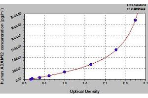 Typical Standard Curve (ADAM12 ELISA Kit)