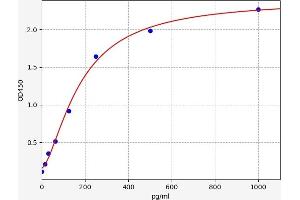 Typical standard curve (ENHO ELISA Kit)