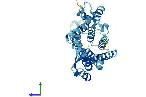 AlphaFold protein structure predicition of Mouse Recombinant Sfxn3 Protein, UniprotID Q91V61 (SFXN3 Protein (AA 1-321) (His tag))
