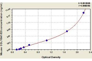 Typical Standard Curve (COL18A1 ELISA Kit)