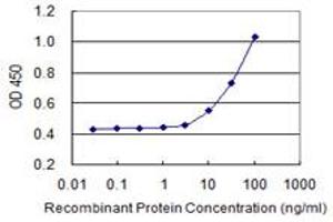 Detection limit for recombinant GST tagged RIN2 is 3 ng/ml as a capture antibody. (RIN2 antibody  (AA 786-894))