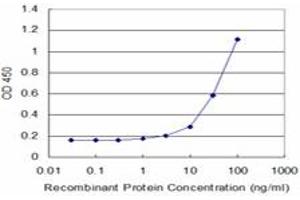 Detection limit for recombinant GST tagged GAP43 is approximately 3ng/ml as a capture antibody. (GAP43 antibody  (AA 1-238))