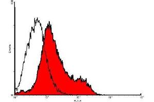 FACS analysis with primary human dermal lymphatic endothelial cells (HDLEC). (ESAM antibody  (AA 30-248))