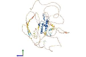AlphaFold protein structure predicition of Human Recombinant DNTTIP2 Protein, UniprotID Q5QJE6 (DNTTIP2 Protein (AA 1-756) (His tag))
